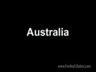 Australiska heting i football jersey