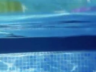 Underwater strip of cute penthil
