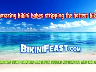 Asiatique bombasse transparent bikini