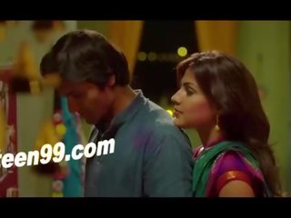 Teen99.com - Indian young lady Reha smooching her suitor Koron too much in mov