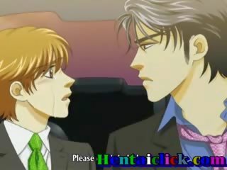 Anime homossexual casal romance kisses e sem preservativo