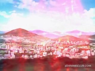 Vzrušený anime vysokoškolačky snění na glorious xxx film na školní