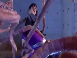 Huge tentacle and big titty asia reged clip babeh