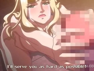 Anime hardcore keppimine sisse kolmekesi koos blond siren