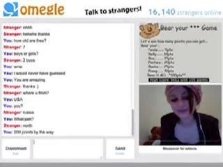 Omegle Games Part 2 - smashing Brunette- By Anonymous