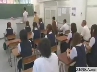 नई जपानीस transfer स्टूडेंट जाता है नग्न में स्कूल सीफएनएम