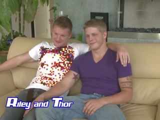 Riley & Thor In Gay adult movie mov