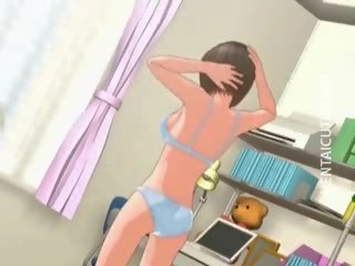 Adorable 3D Hentai diva Have A Wet Dream