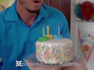 PASSION-HD Big Booty Blonde Romantic Birthday sex video