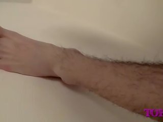 Tyylikäs jalka fetissi homo seksi