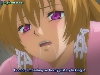 Anime verpleegster geniet shemale putz