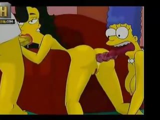 Simpsons sexe agrafe plan a trois
