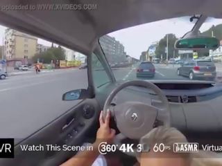 [holivr] auto likainen video- seikkailu 100% driving naida 360 vr x rated elokuva