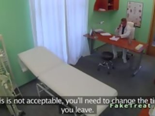 Enchanting Patient Fucked In Waiting Room In Fake Hospital