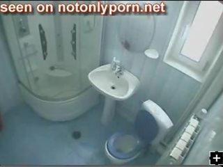 2787 - delightful Brunette Teen Peeing On Hidden Toile