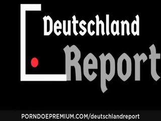 Deutschland laporan - montok jerman amatir mendapat terpilih naik untuk sebuah kotor seks film reportage